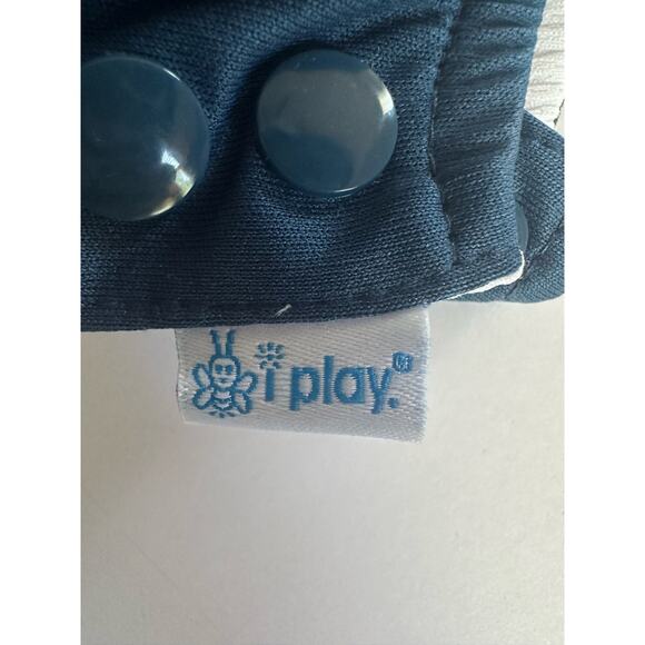 I Play Swim Bottoms for Baby 6 months, navy blue and white - Picture 2 of 5